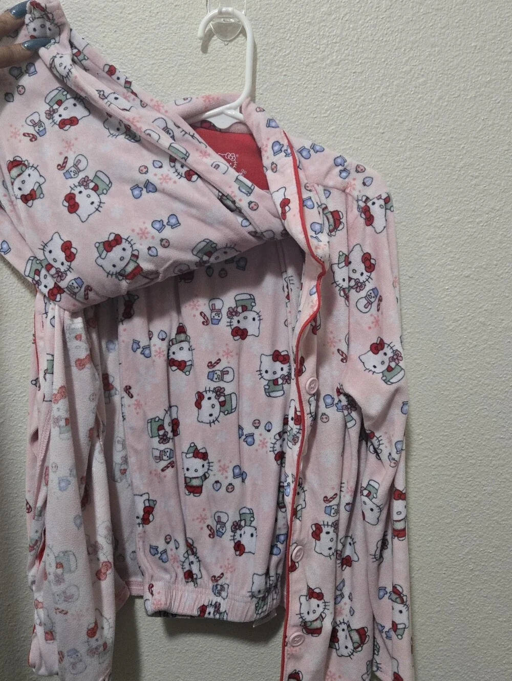 Girls Hello Kitty Pajamas 2 Piece Set